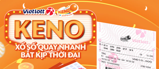 Xổ số KENO Vietlott hôm nay
