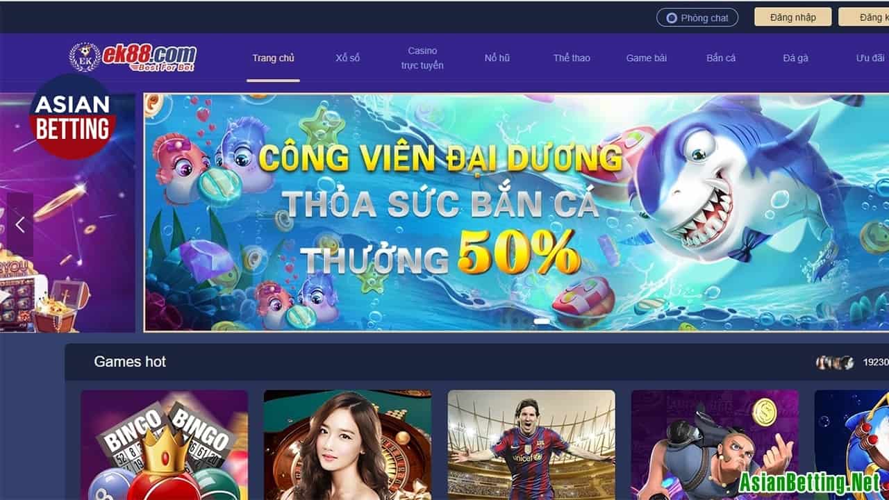 [Review] Nhà cái EK88 – Cá cược và thưởng hàng đầu