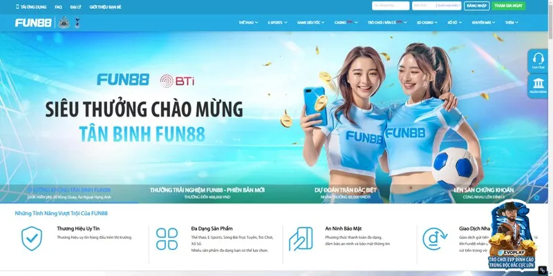 Trải nghiệm cá cược hàng đầu với Fun88 Pro – Đăng ký ngay!