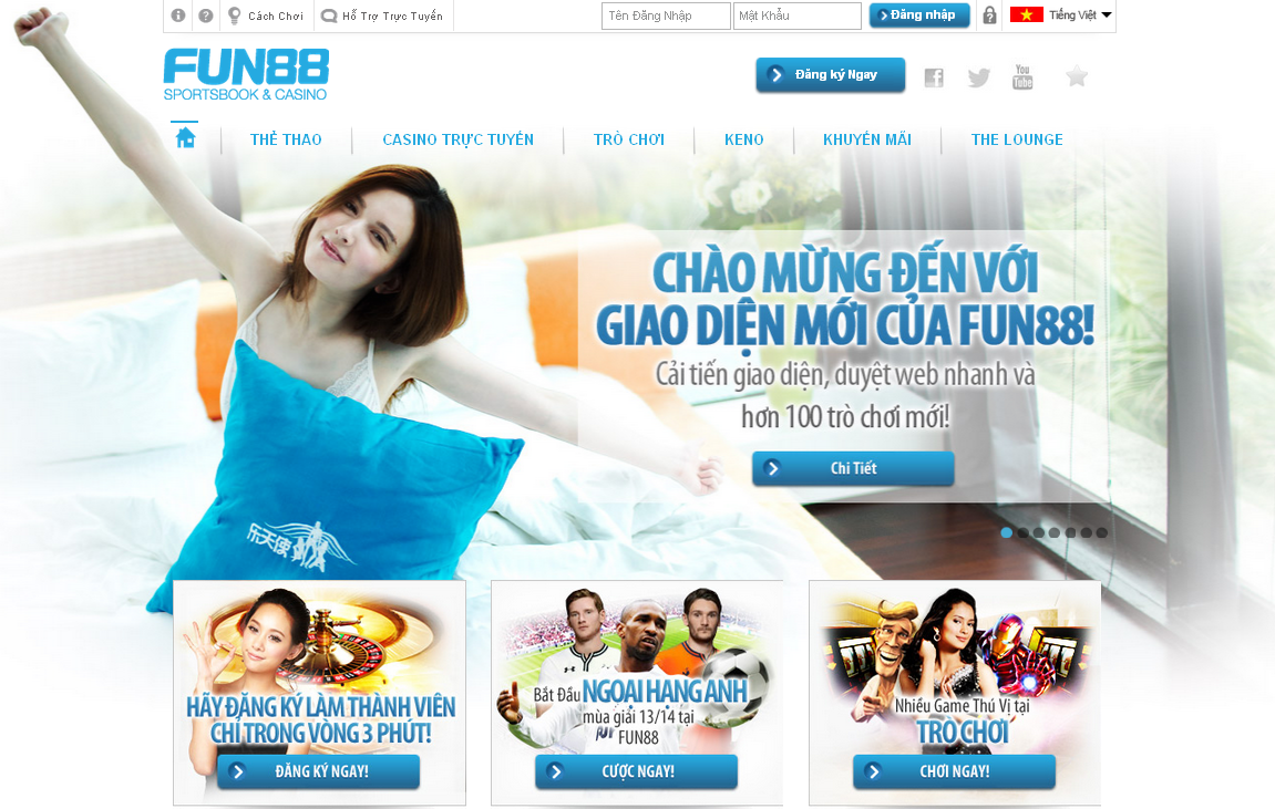 Nhận Thưởng 20% Khi Đăng Ký Fun88 Yo Com - Cá Cược, Casino, và Game Trực Tuyến