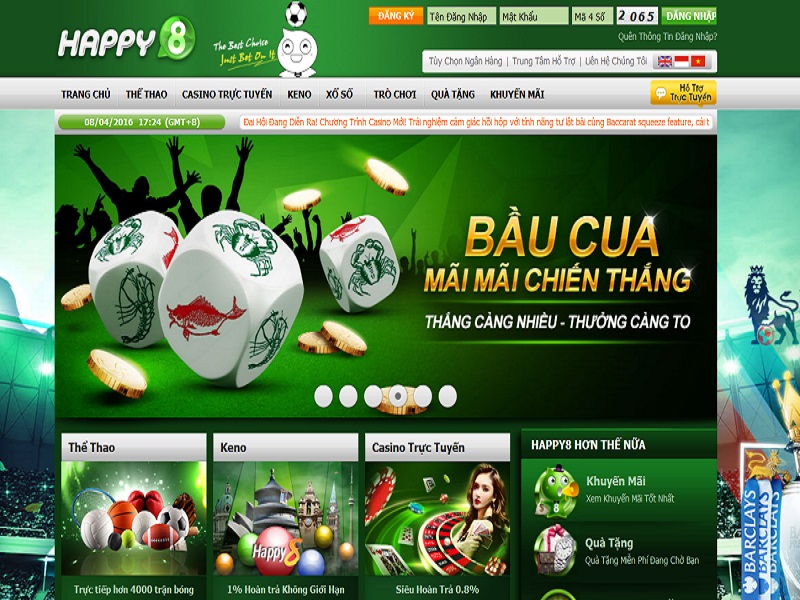 Đăng ký Happy8 uy tín: Gửi và rút tiền nhanh trong 5 phút