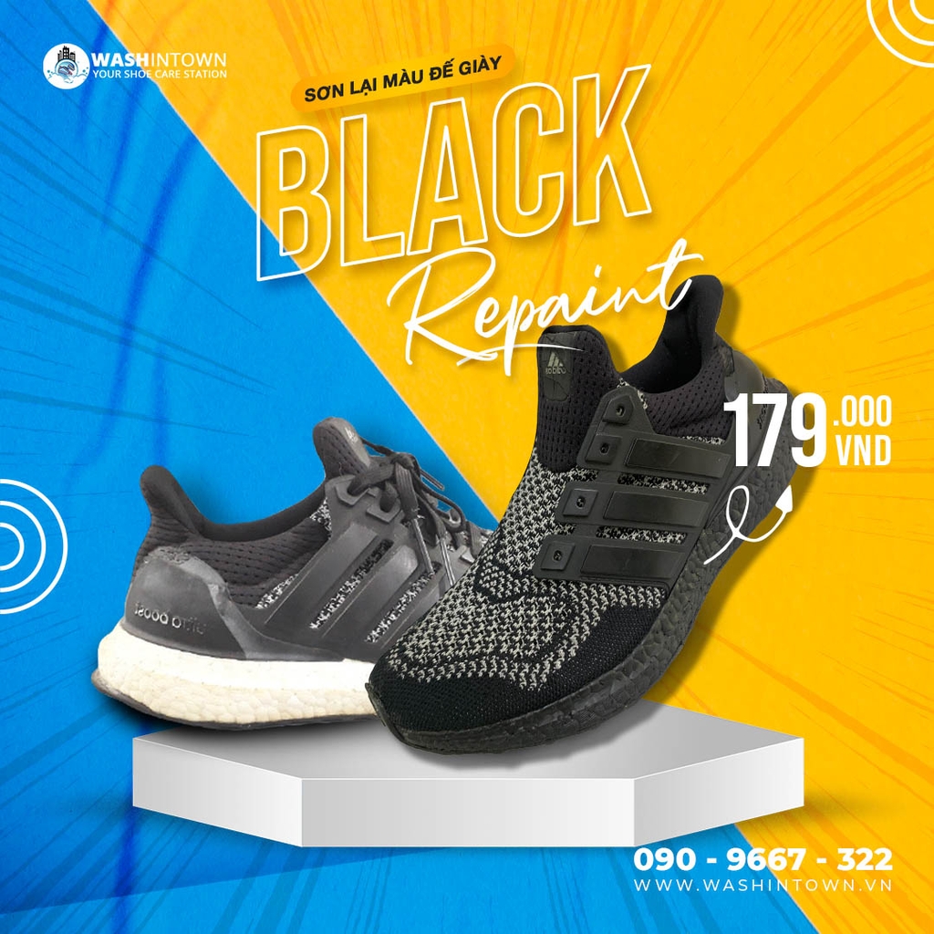 sơn đen đế boost