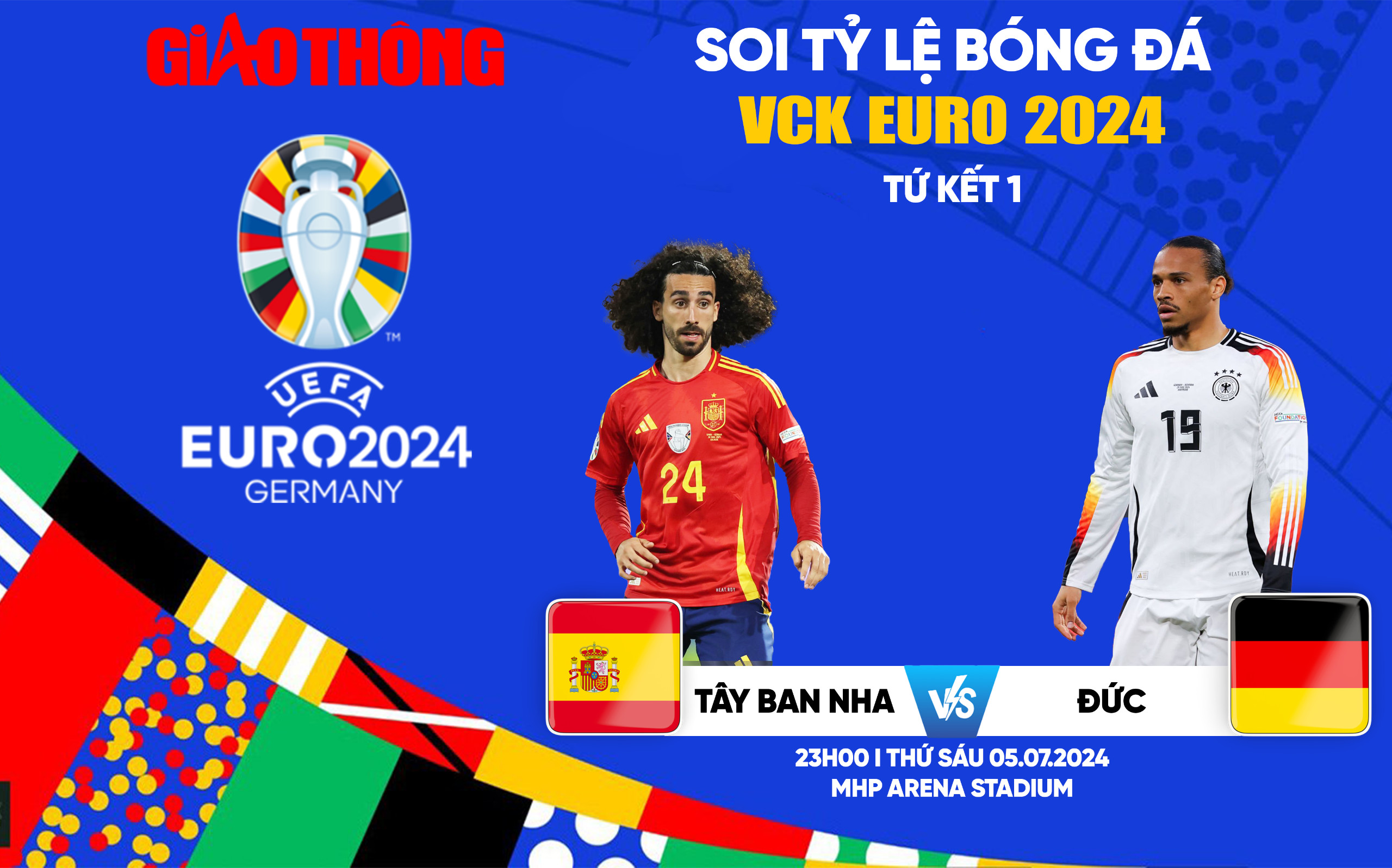 Soi kèo Đức vs Tây Ban Nha tứ kết Euro 2024: Phân tích và tỷ lệ cược