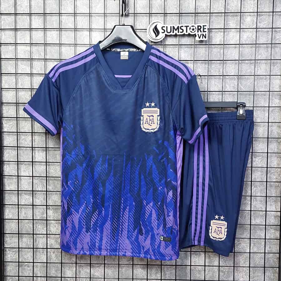 Mẫu Áo Argentina Sân Khách Cao Cấp, Giao Hàng Nhanh 2H