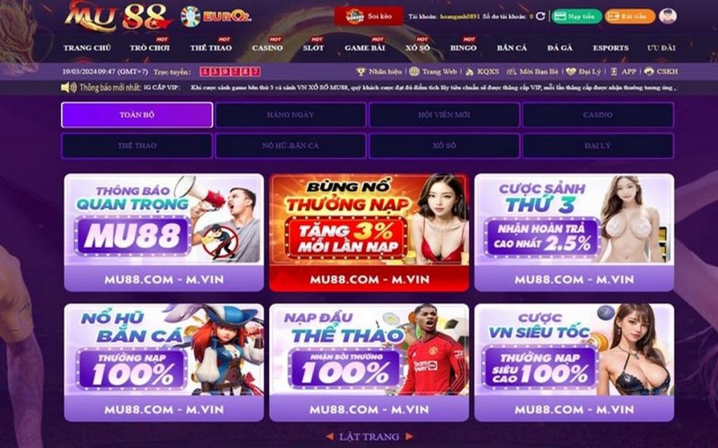 Mu88 - Nhà cái Mu88 tặng 158k miễn phí, chơi cá cược ngay!
